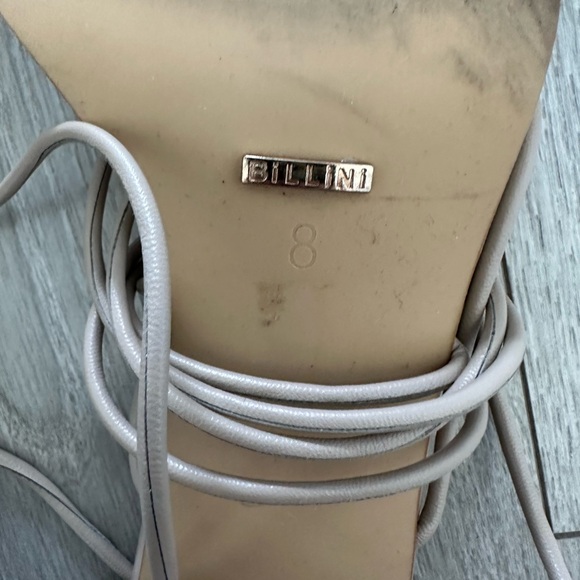 Billini Taupe Lace-Up Heels - Picture 3 of 3